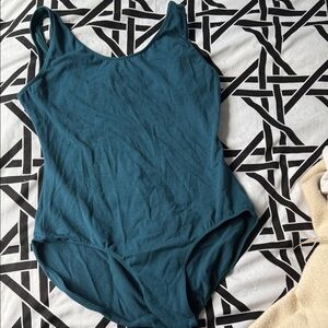 Teal One-Piece Teal Bodysuit